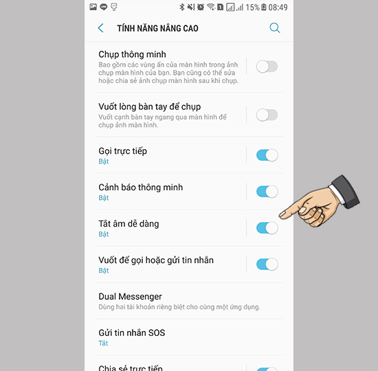 Kích hoạt tính năng